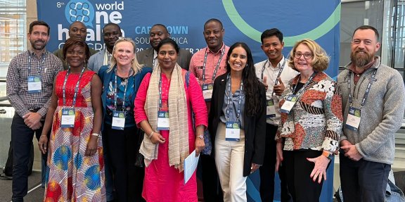 STOP Spillover group photo at the 2024 World One Health Congress.