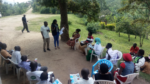 Community Meeting in Uganda